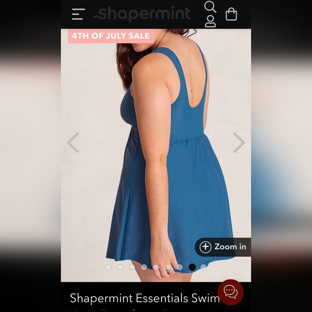 Shapermint Essentials Swim Dress w tie in front knot....
